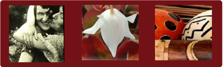 women hugging flower african art